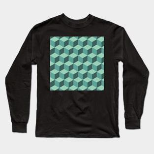 Geometric vector background Long Sleeve T-Shirt